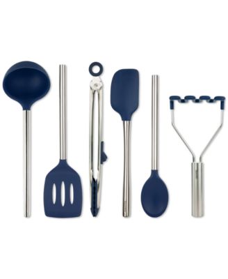 6-Pc. Silicone-Head Kitchen Utensil Set