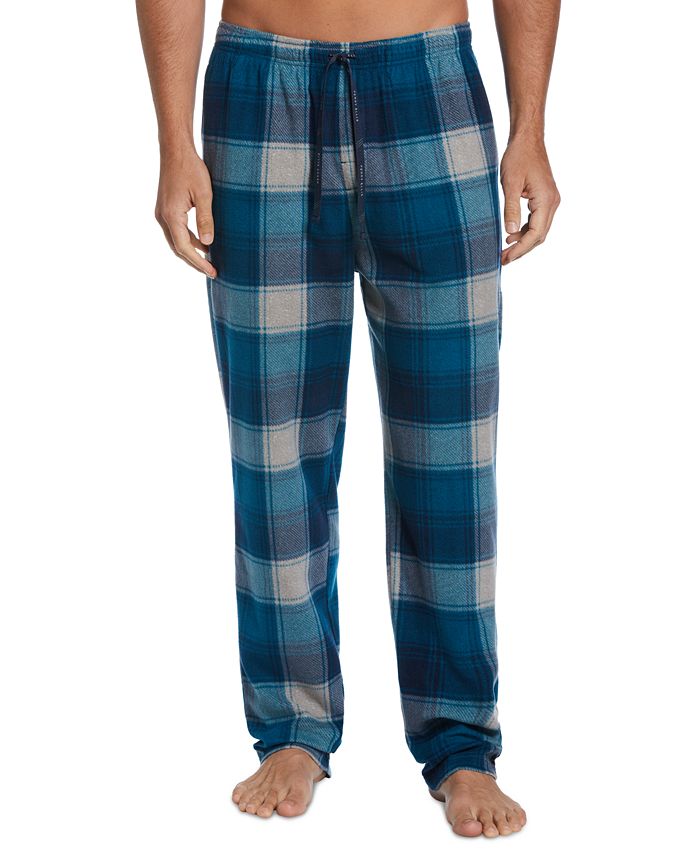 Perry Ellis Portfolio Men's Heather Plaid Pajama Pants - Macy's