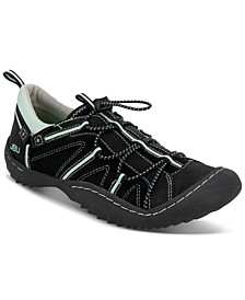 Women's Synergy Bungee Lace-Up Sporty Sneakers