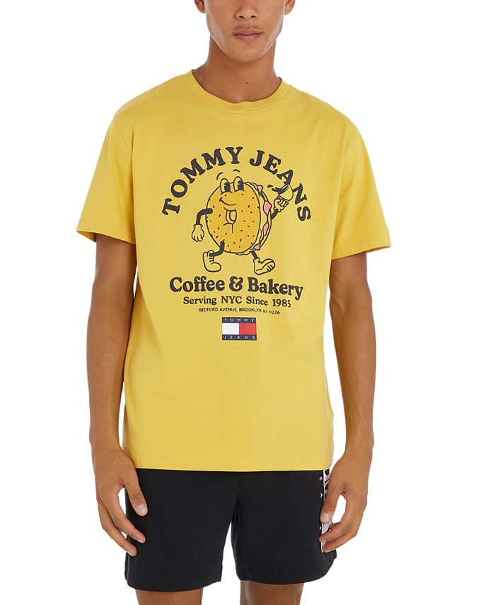 Sleeve Hilfiger Bagel Macy\'s Short Men\'s - Tommy T-shirt Graphic