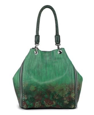Women's Barracuda Hand Painted Clasp Closure Tote Bag