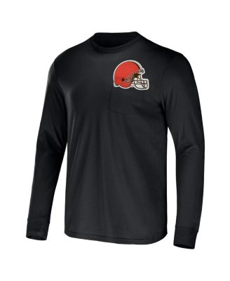 Men's NFL x Darius Rucker Collection by Brown Cleveland Browns Team Long Sleeve T-shirt