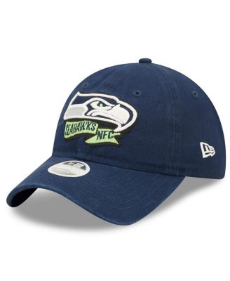 Women's College Navy Seattle Seahawks 2022 Sideline Adjustable 9TWENTY Hat