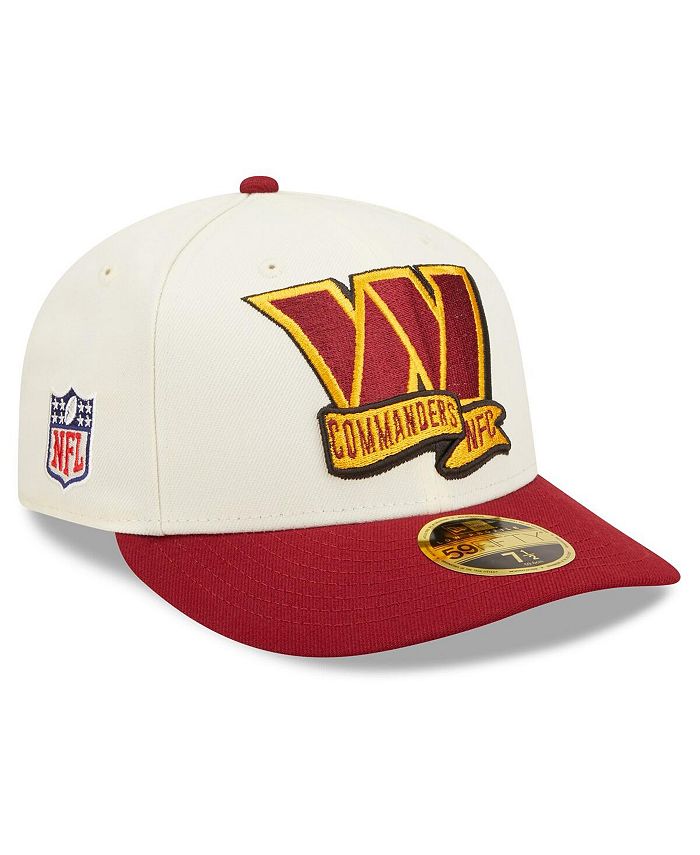 New Era Men's Cream Washington Commanders 2022 Sideline Low Profile