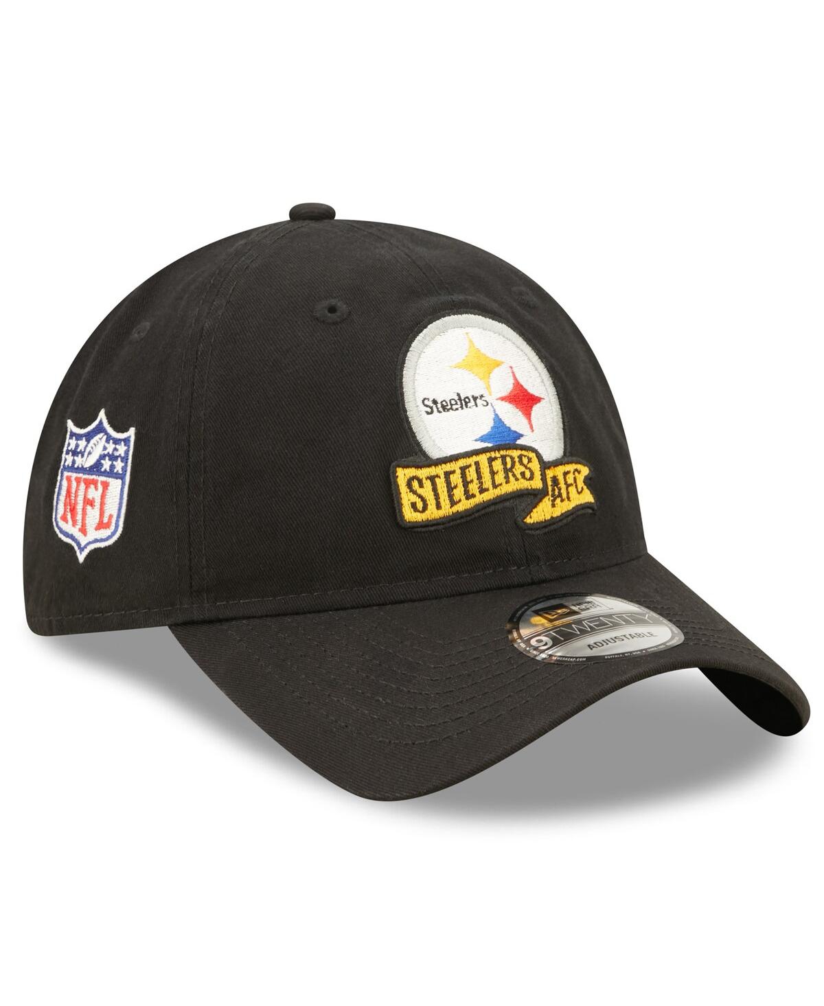 Shop New Era Little Boys  Black Pittsburgh Steelers 2022 Sideline 9twenty Adjustable Hat