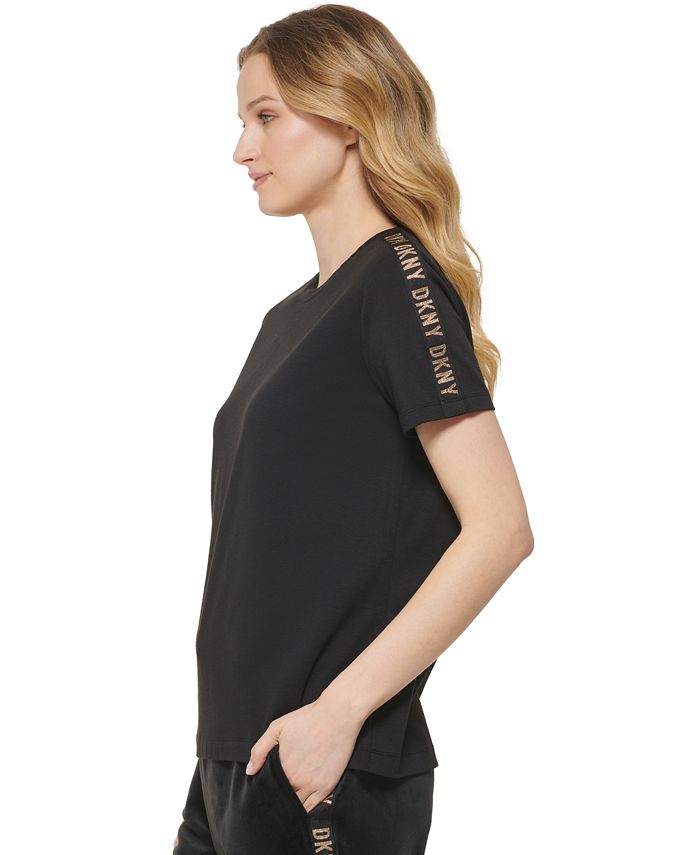 DKNY Women's LogoTape Crewneck TShirt Macy's