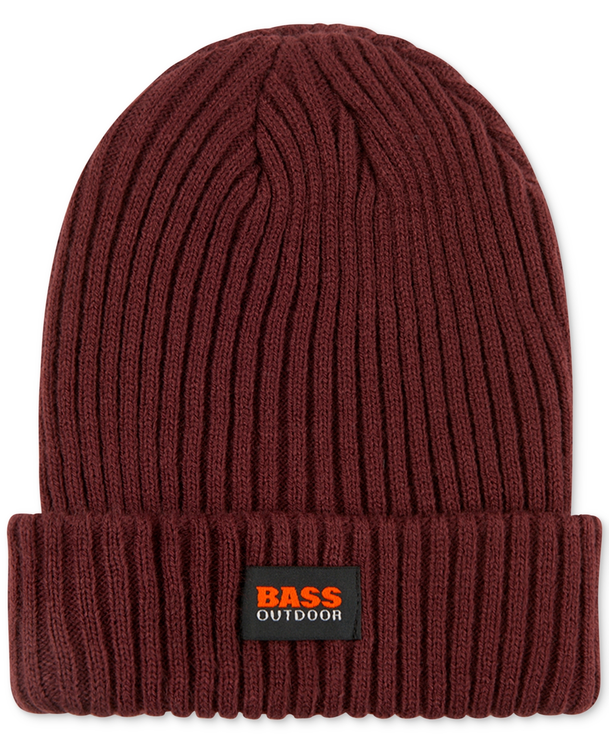 Bass Outdoor Women's Logo Ribbed-Knit Stretch Beanie
