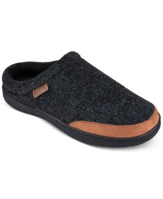 Haggar - Men's Microsuede Trim Bumper Felt Clogs