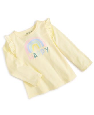 First Impressions - Toddler Girls Happy Rainbow Shirt