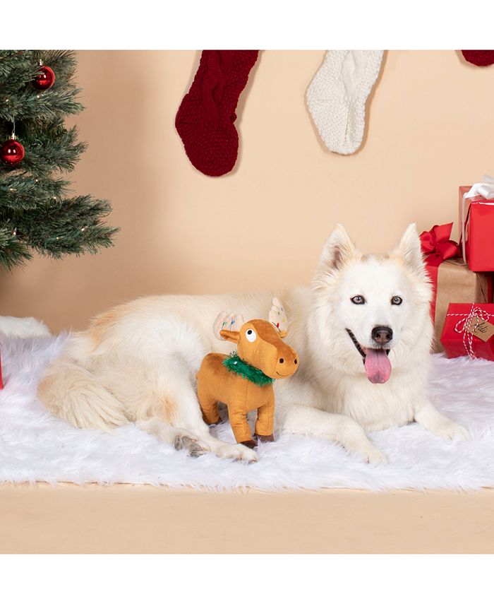 Fringe Studio Merry Chrismoose Stuffed Squeaky Dog Toy Macy's