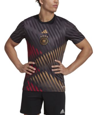 adidas - Men's Slim-Fit Germany Football Licensed Logo Pre-Match Jersey