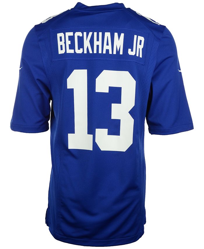 Nike Men's Odell Beckham Jr. New York Giants Game Jersey - Macy's