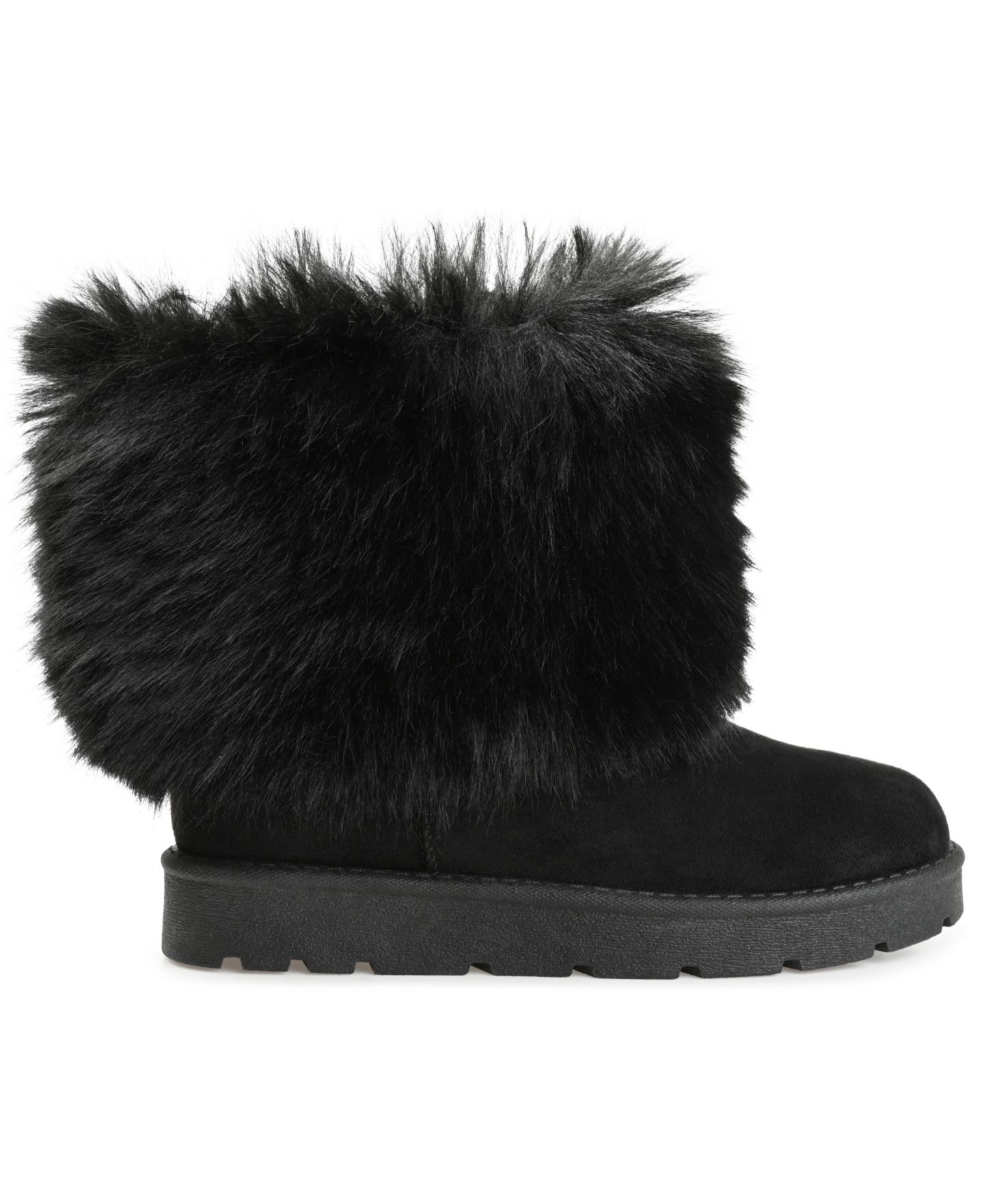 Женские ботинки Journee Collection Shanay Cold Weather Lug Sole, цвет: Чёрный — фото 2