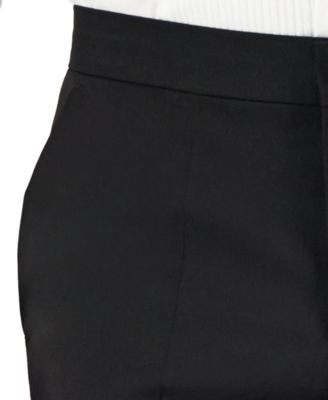 Men Unfinished Hem Modern-Fit Wool Blend Super Flex Stretch Tuxedo Pant