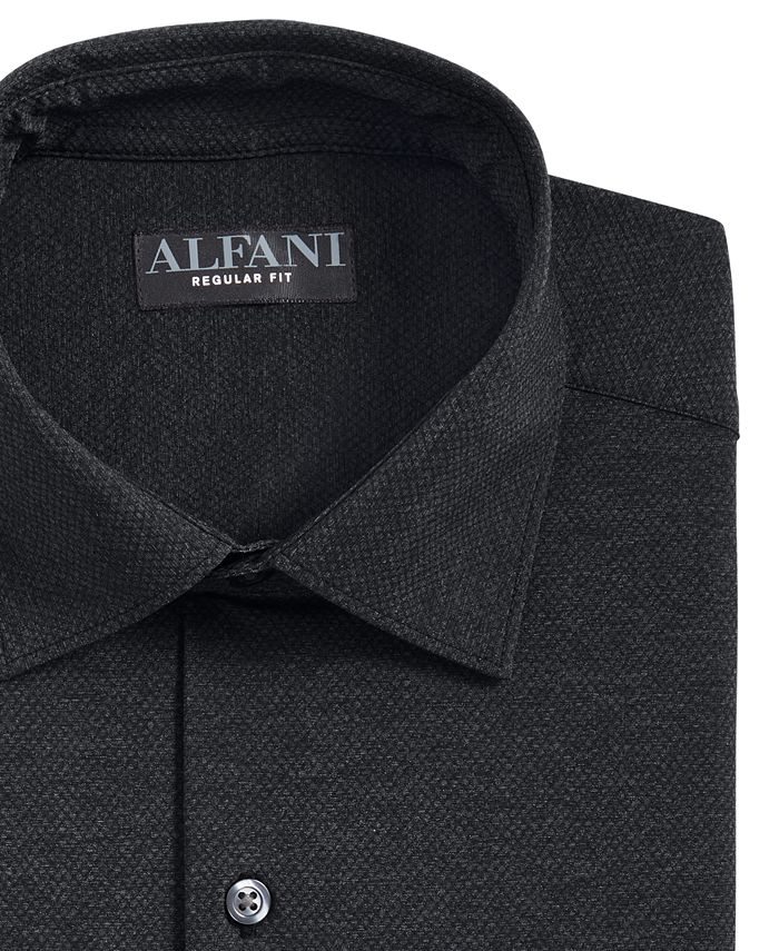 Alfani Men's Regular Fit Travel Ready Solid Dress Shirt, Created for ...