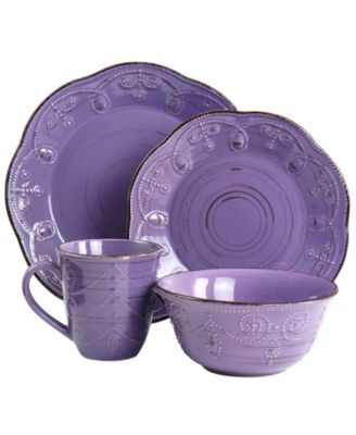 Aitana 16 Pc. Dinnerware Set, Service for 4