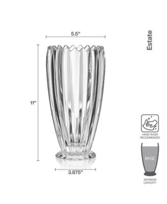 Estate 11" Crystal Vase