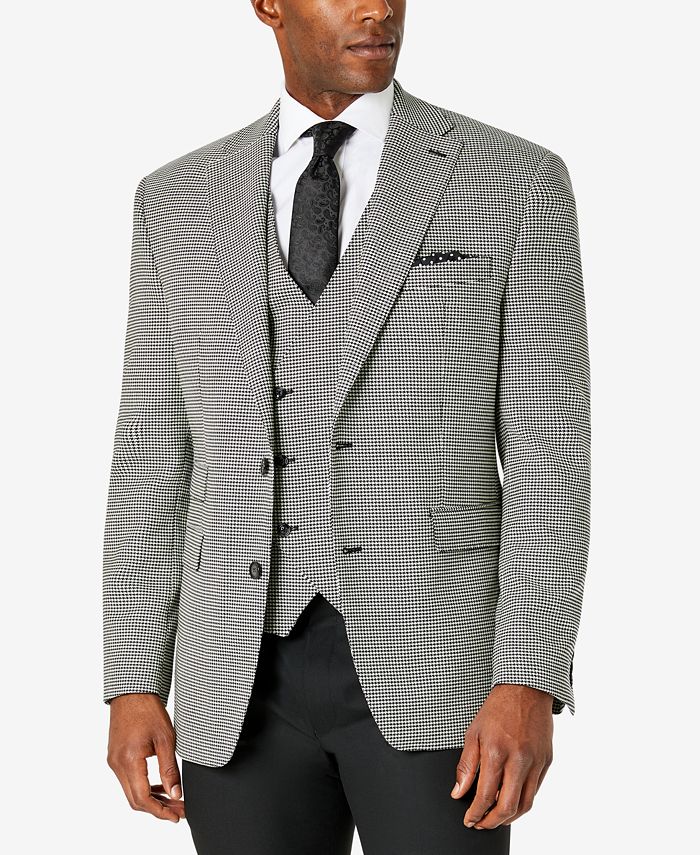 Tayion Collection Men's Classic-Fit Wool Blend Suit Jacket - Macy's