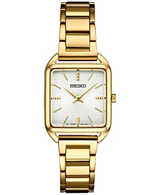 Women's Essentials Gold-Tone Stainless Steel Bracelet Watch 26mm