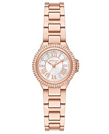 Women's Petite Camille Three-Hand Rose Gold-Tone Stainless Steel Bracelet Watch 26mm