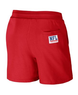 Men's NFL X Staple Red Buffalo Bills New Age Throwback Vintage-Like Wash Fleece Short