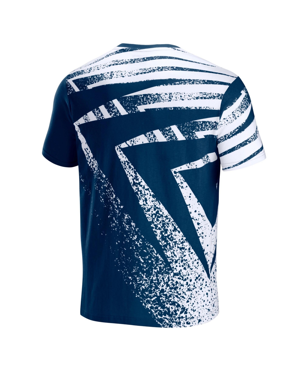 Shop Nfl Properties Men's Nfl X Staple Navy Houston Texans Team Slogan All Over Print Short Sleeve T-shirt