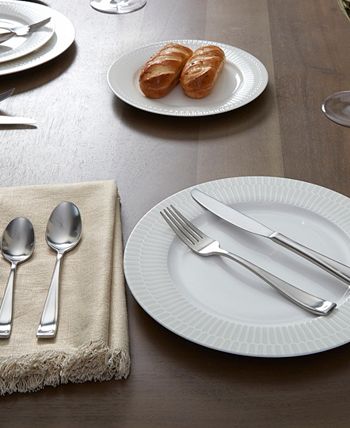 Oneida Satin Moda 65 Piece Flatware Set, Service For 12 - Macy's