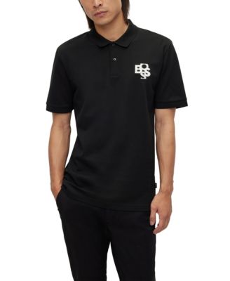 black hugo boss poli