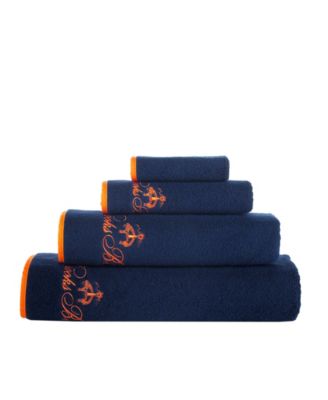 Contrast Frame 4 Piece Turkish Cotton Wash Towel Set