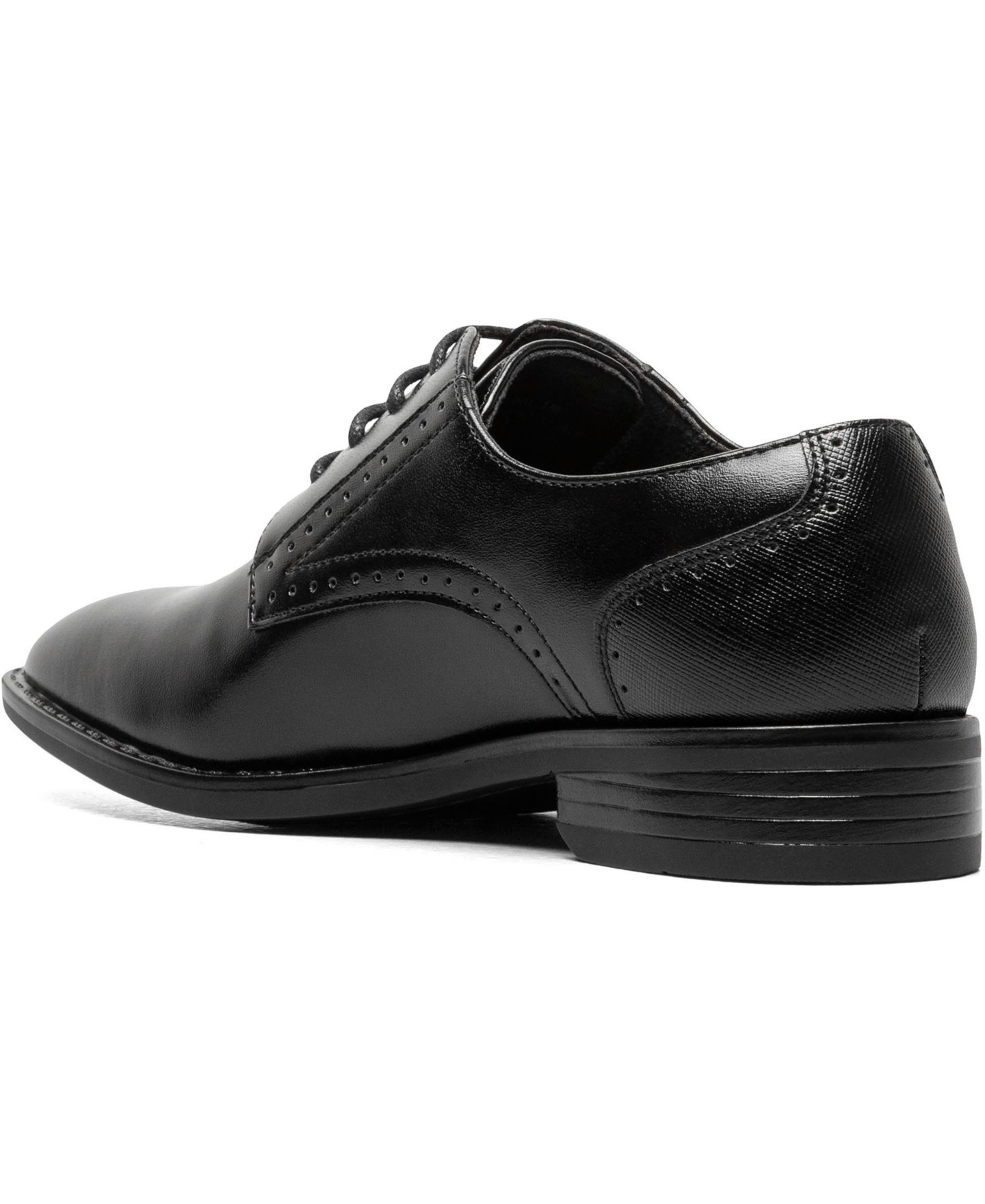Туфли Stacy Adams Kalvin Jr. Plain Toe Oxford Shoes для мальчиков, цвет: Чёрный — фото 5