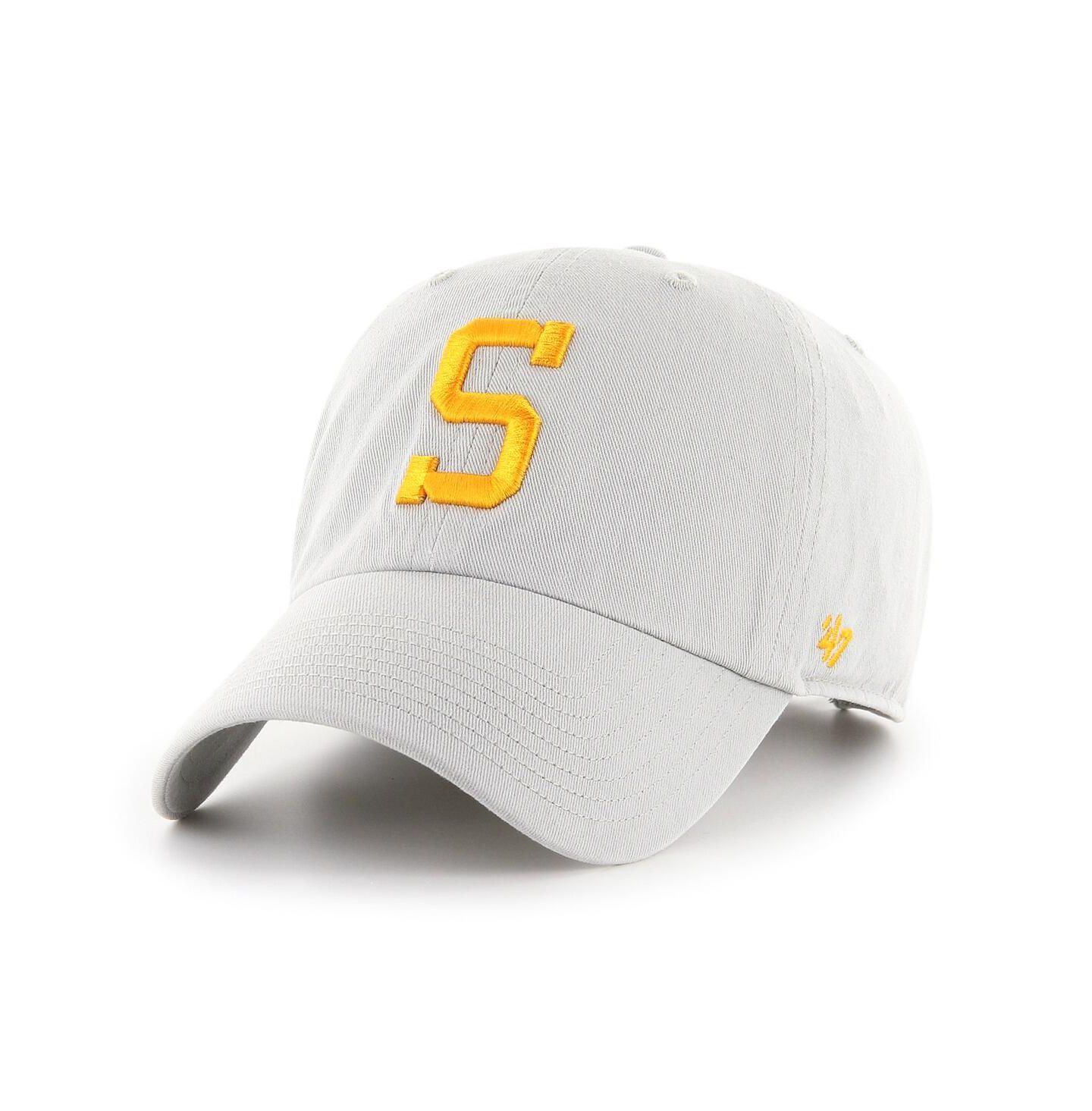 Мужская кепка '47 Brand Gray Pittsburgh Steelers Clean Up Legacy Adjustable Hat — фото 1