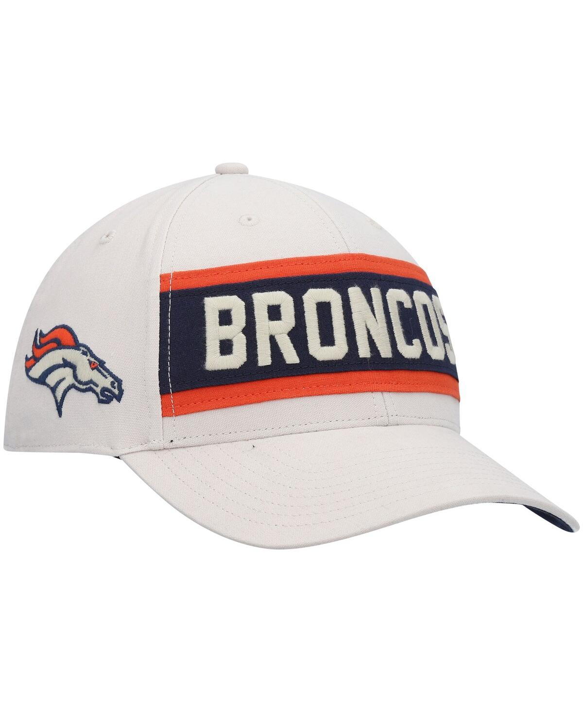 Men's '47Denver Broncos Crossroad Mvp Adjustable Hat - Cream