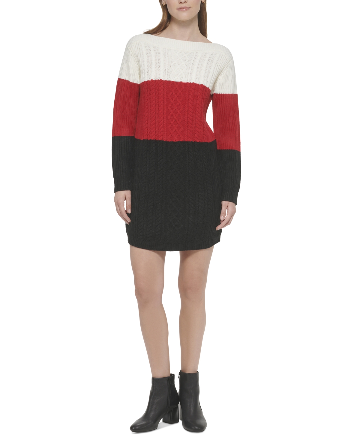 Tommy Hilfiger Colorblock Sweater Dress