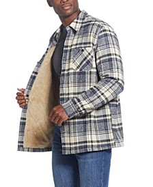 Men's Sherpa Lining Flannel Shirt Jacket