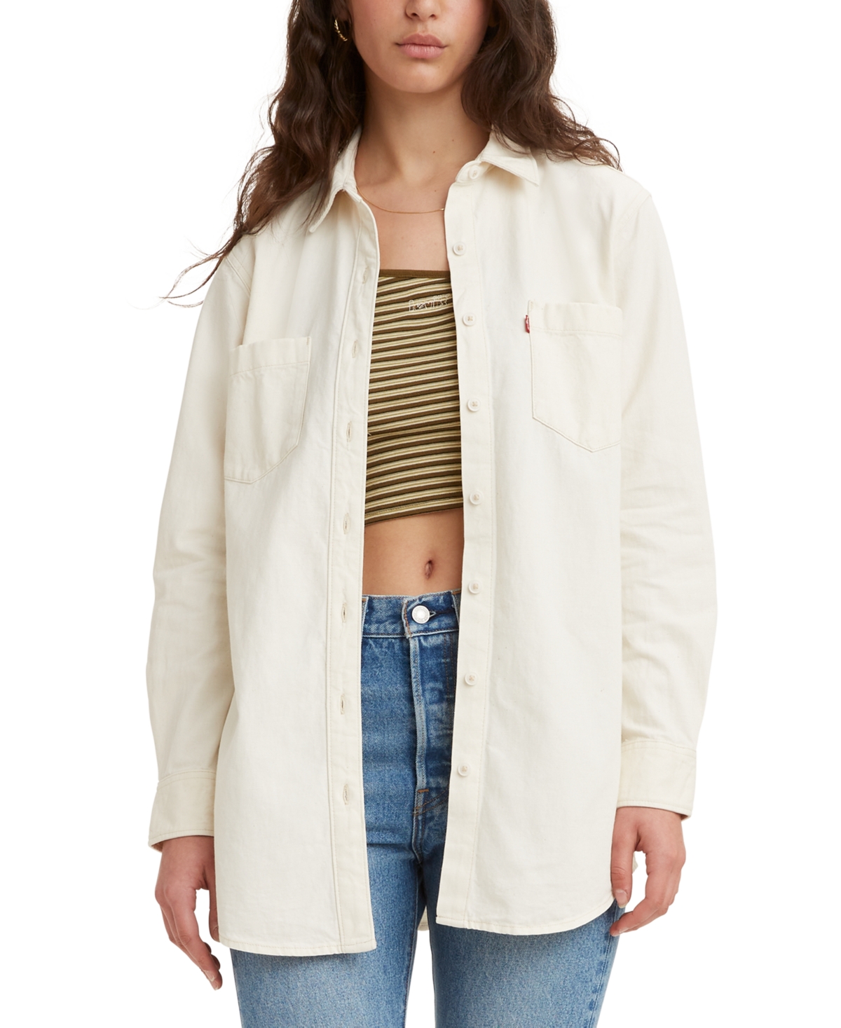 Levi's Nola Button Up Shirt - Women's - Bright White L