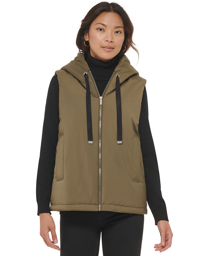 Calvin Klein Women's Hooded Puffer Vest & Reviews - Coats & Jackets - Women  - Macy's
