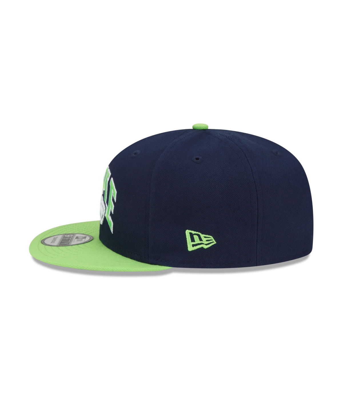 New Era Men's X Staple College Navy, Neon Green Seattle