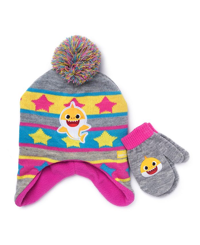 Berkshire Toddler Girls Character License Cold Weather Hat and Gloves