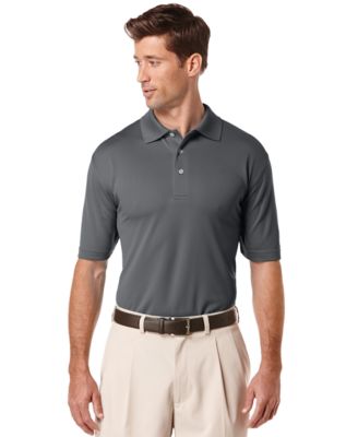 Men's Airflux Solid Mesh Short Sleeve Golf Polo Shirt