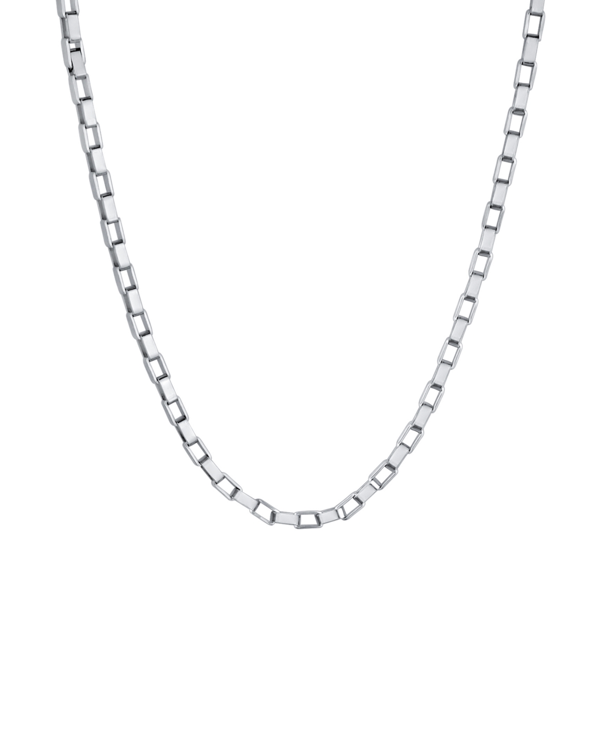 And Now This Thick Rectangular Link Chain Necklace In Gold Plated