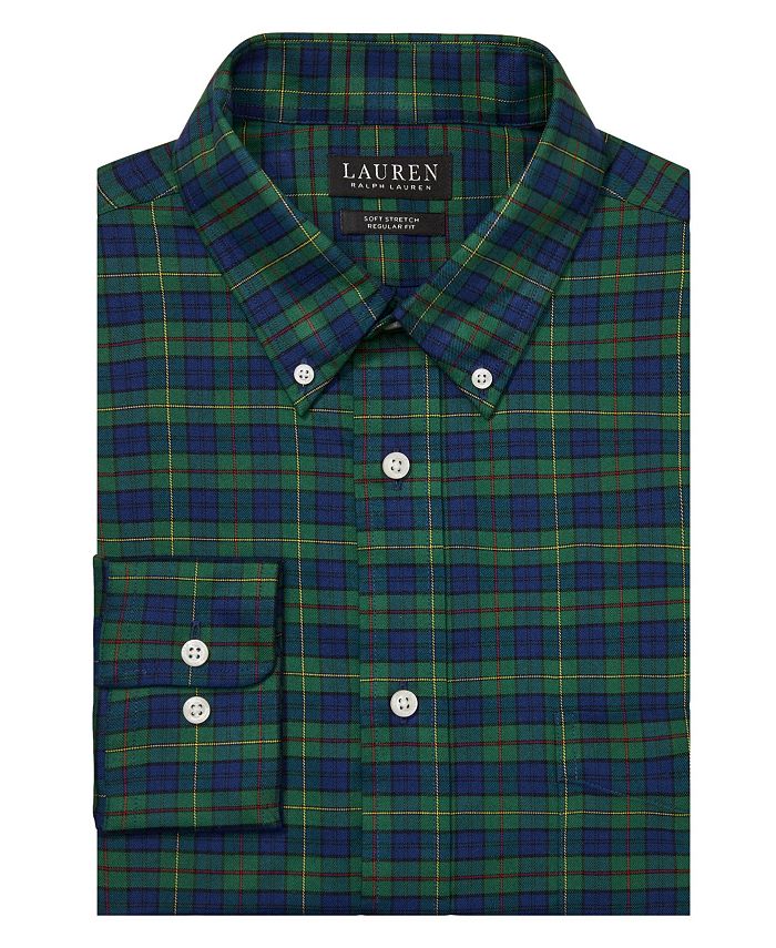 Lauren Ralph Lauren Men's Ultra Flex Stretch Untucked Regular Fit Dress Shirt & Reviews Dress