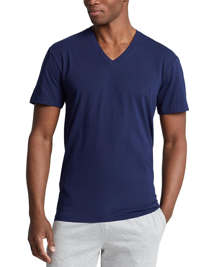 Polo Ralph Lauren Men's ClassicFit VNeck TShirts, 3Pack Macy's