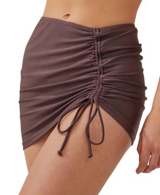 COTTON ON - Women's Side-Ruched Swim Skirt