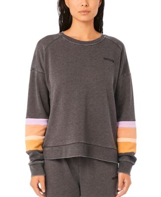 Rip Curl - Juniors' Sunday Swell Burnout Fleece Sweatshirt