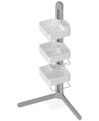 Nook Modular Corner Shower outlets Caddy