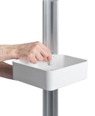 SpaStudio Tension-Pole 4-Tier Shower Caddy