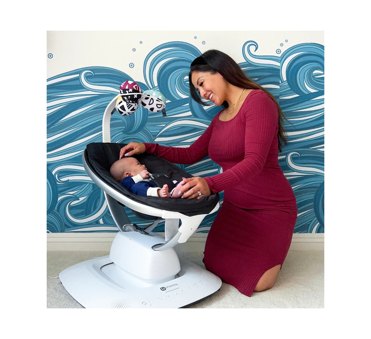 4moms Mamaroo Multi Motion Swing In Black Classic
