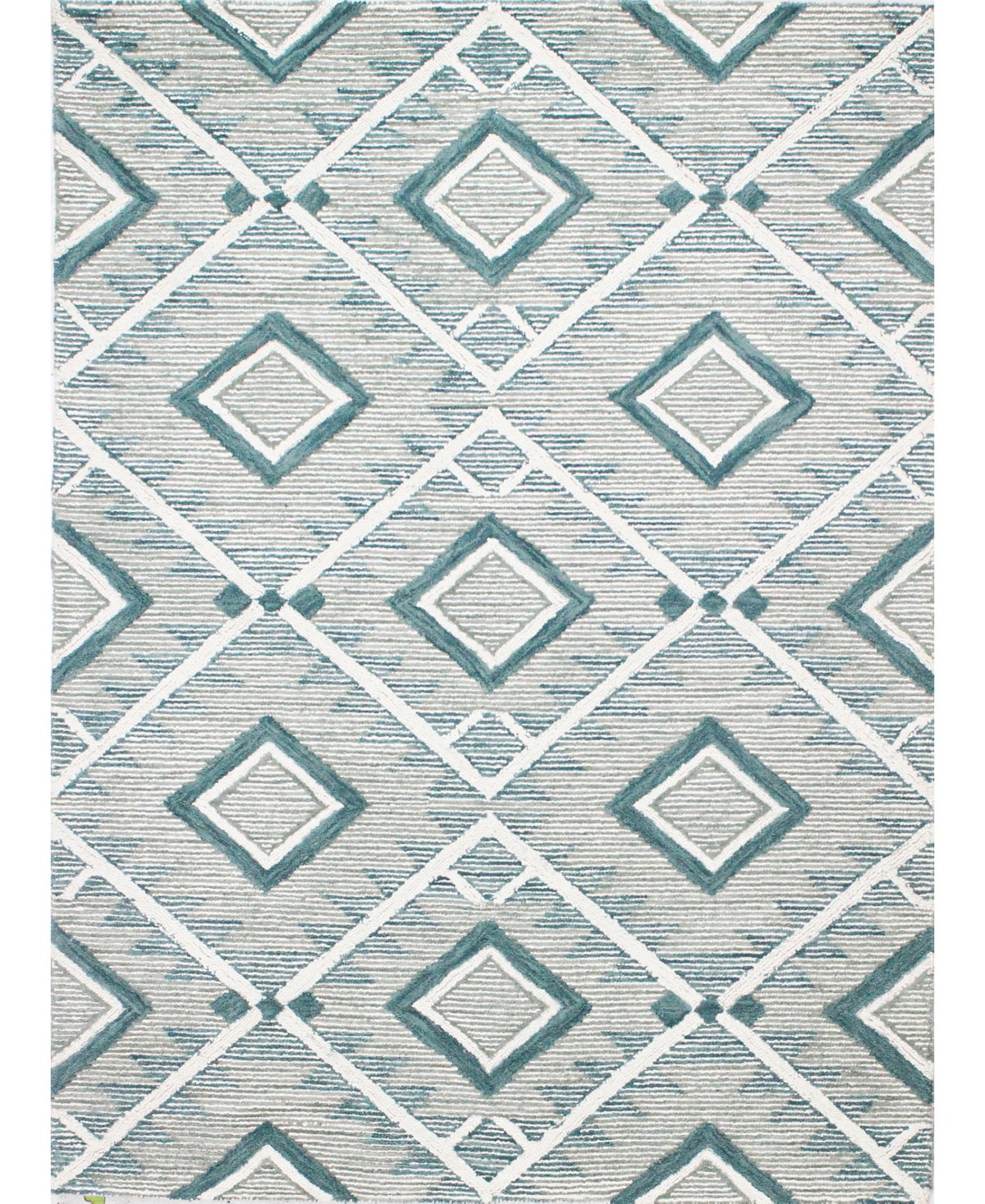 Bb Rugs Veneto CL219 7'6in x 9'6in Area Rug - Teal