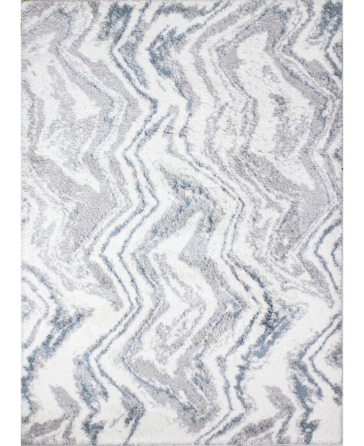 Bb Rugs Zuela ZUL103 8'6in x 11'6in Area Rug - White, Gray