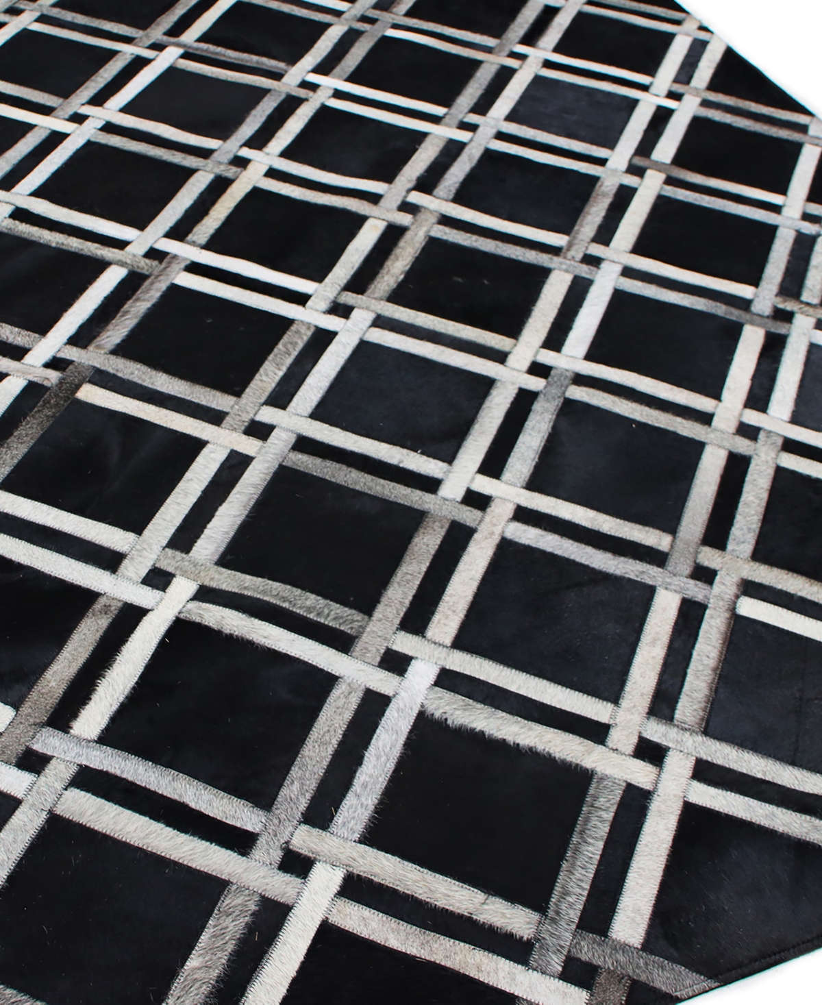 Bb Rugs Cowhide HID43 Area Rug